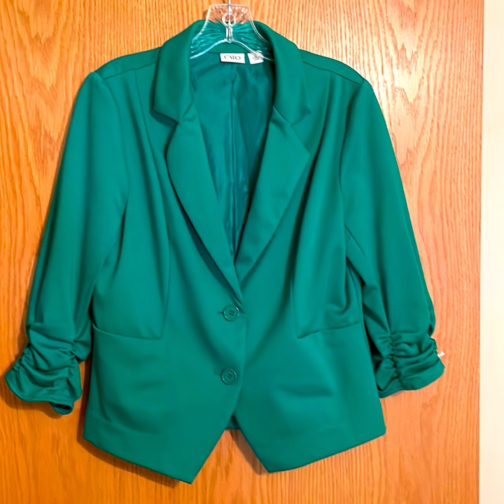 Cato green blazer